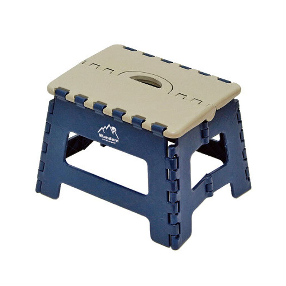 日本丸和 - 輕巧折疊椅(耐重150kg)-深藍 (29x22x22cm)