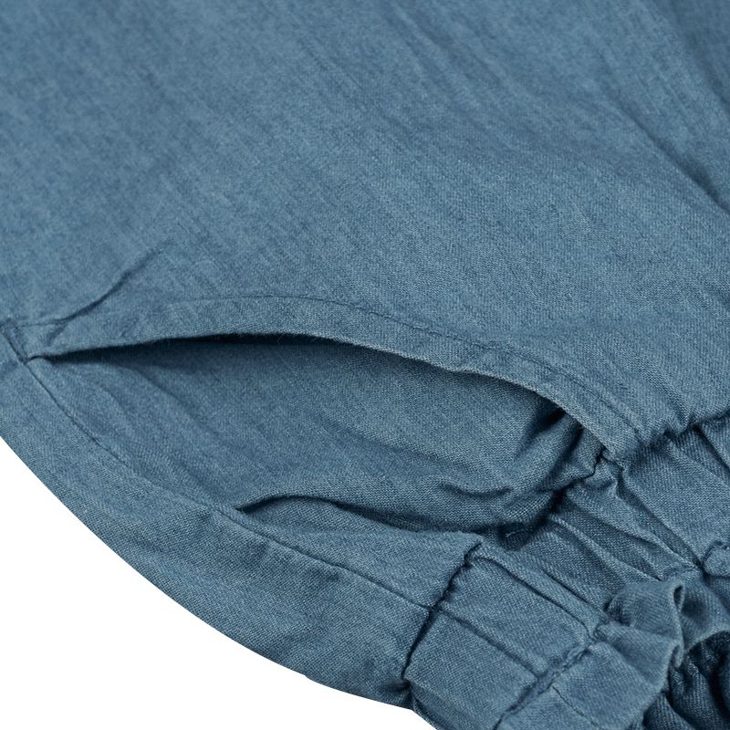 akachan honpo - 短褲-平織-深藍色