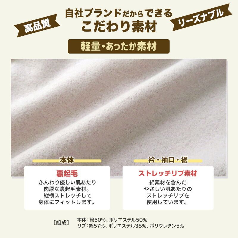 日本 ZOOLAND - 立體熊耳朵裏起毛長袖上衣-象牙