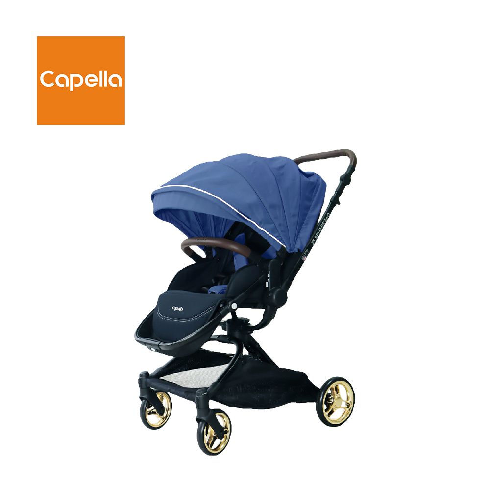 韓國 X5 360°旋轉雙向推車-海軍藍