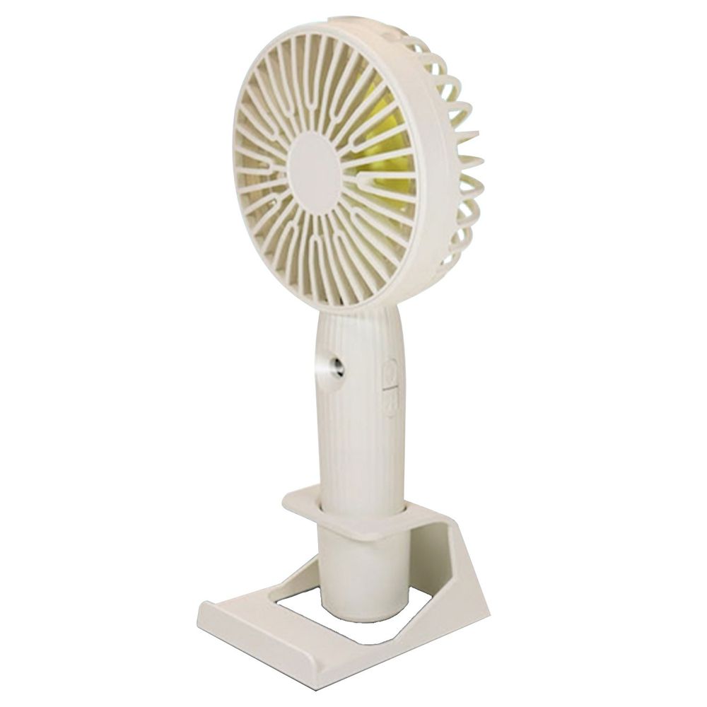 小企家 - 水噹噹補水保濕涼風扇-粉白色