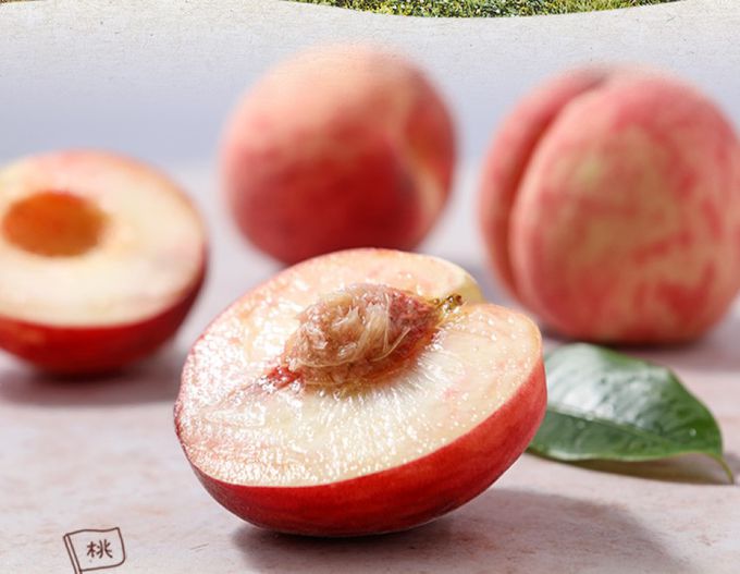 愛品鮮 - 台灣鮮採水蜜桃1箱(6入裝/1公斤±10%/箱)