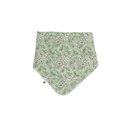 丹麥BIBS - Liberty Bandana Bib有機棉圍兜-Capel灰綠