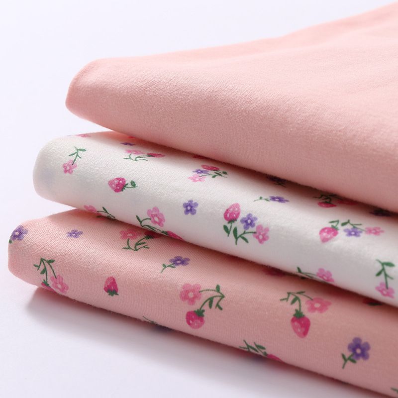 MAMDADKIDS - 萊卡棉長袖家居服套裝-粉色