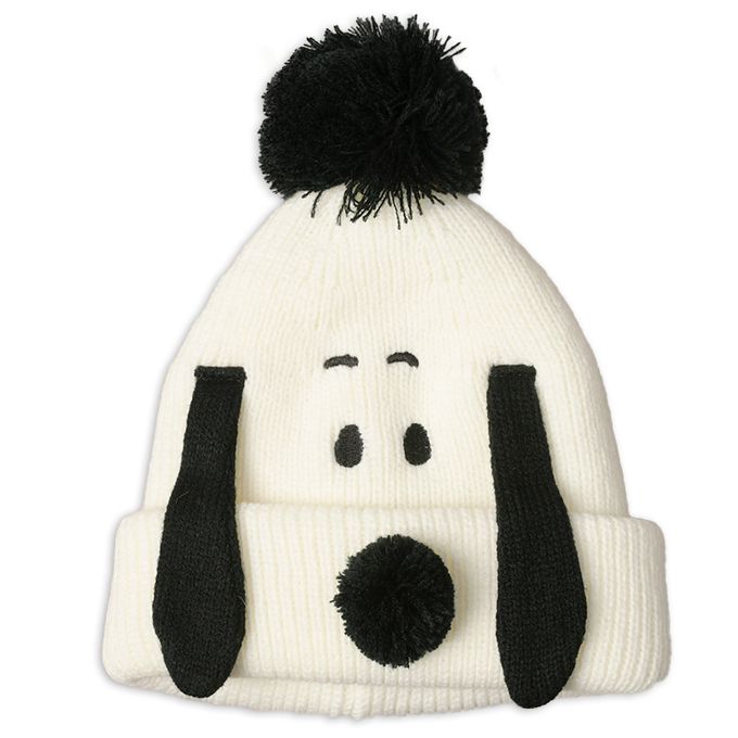 akachan honpo - 針織帽-史努比-白色