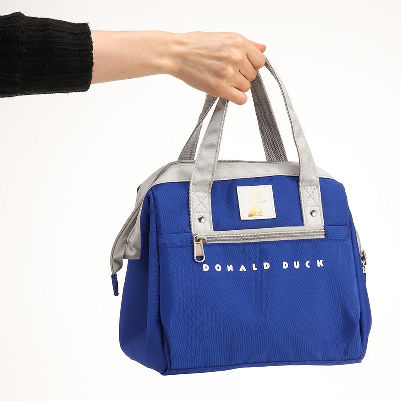 保溫便當袋-卡通字母米奇-黑色