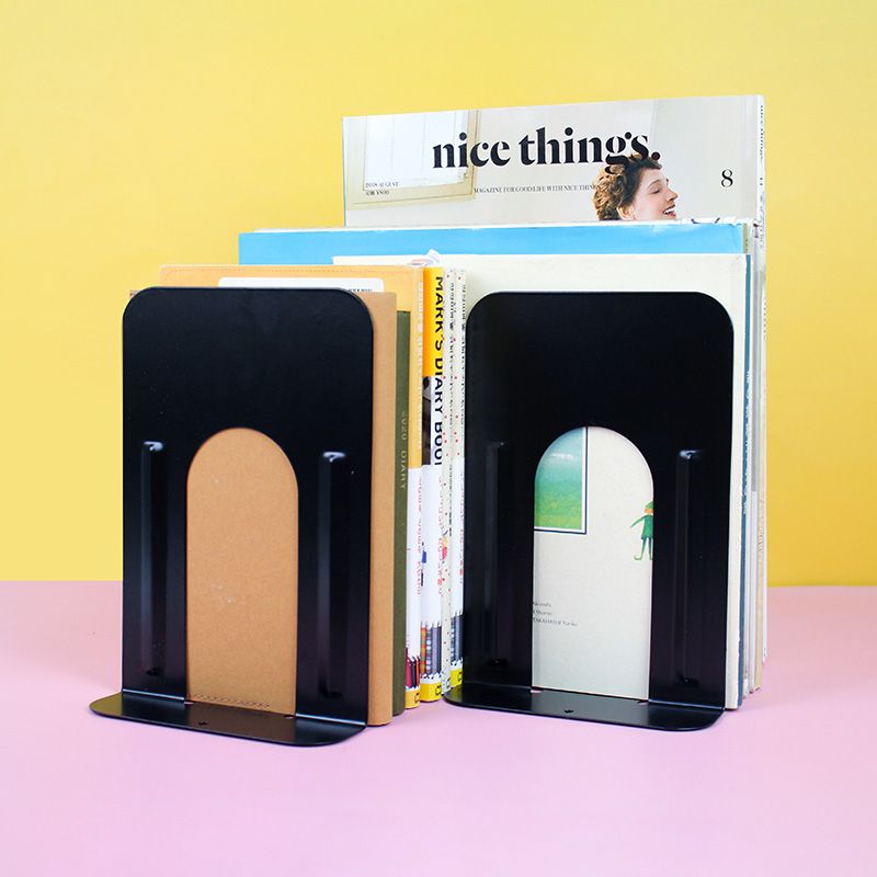 珠友 - 鐵製L型簡約書架-2入-藍