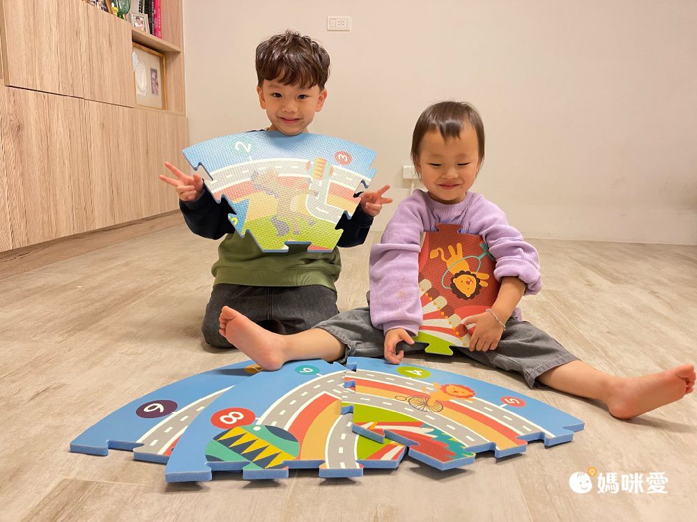 零塑化劑零重金屬！台灣製【LC 無毒 EVA 軟拼圖】