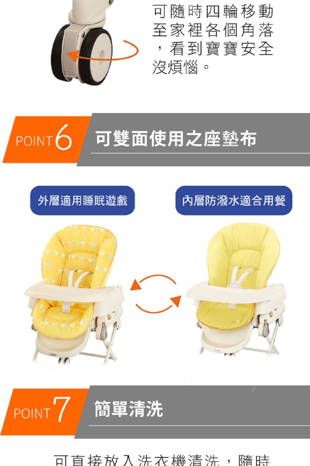 日本 Combi - 安撫餐椅搖床-Letto MT JOY [手動款]-歡樂馬戲團