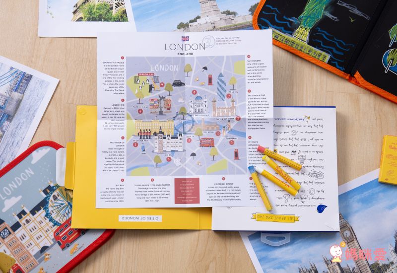 美國Jaq Jaq Bird - 攜帶型粉筆畫冊-城市系列-阿姆斯特丹