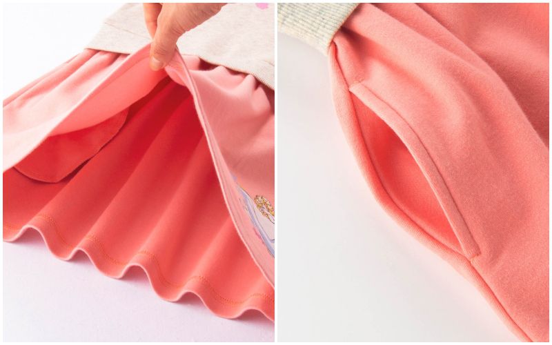 日本千趣會 - 迪士尼上下假兩件長袖洋裝-長髮公主-黃紫