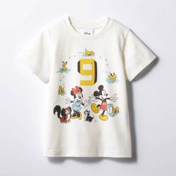 日本千趣會 - 純棉迪士尼印花短袖上衣(小孩)-數字9
