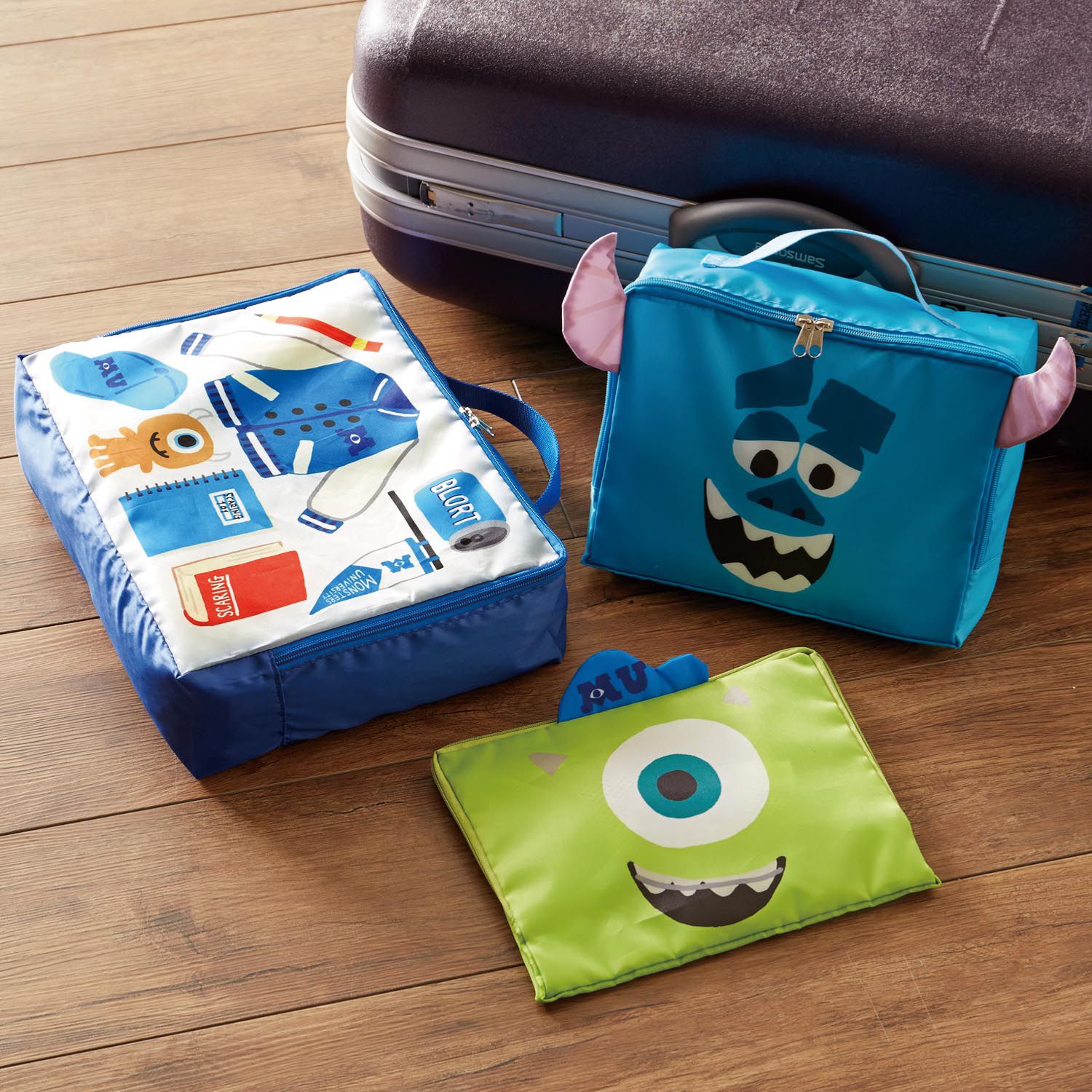 日本代購 - 衣物收納袋-柴郡貓 (S(26x10x20cm))