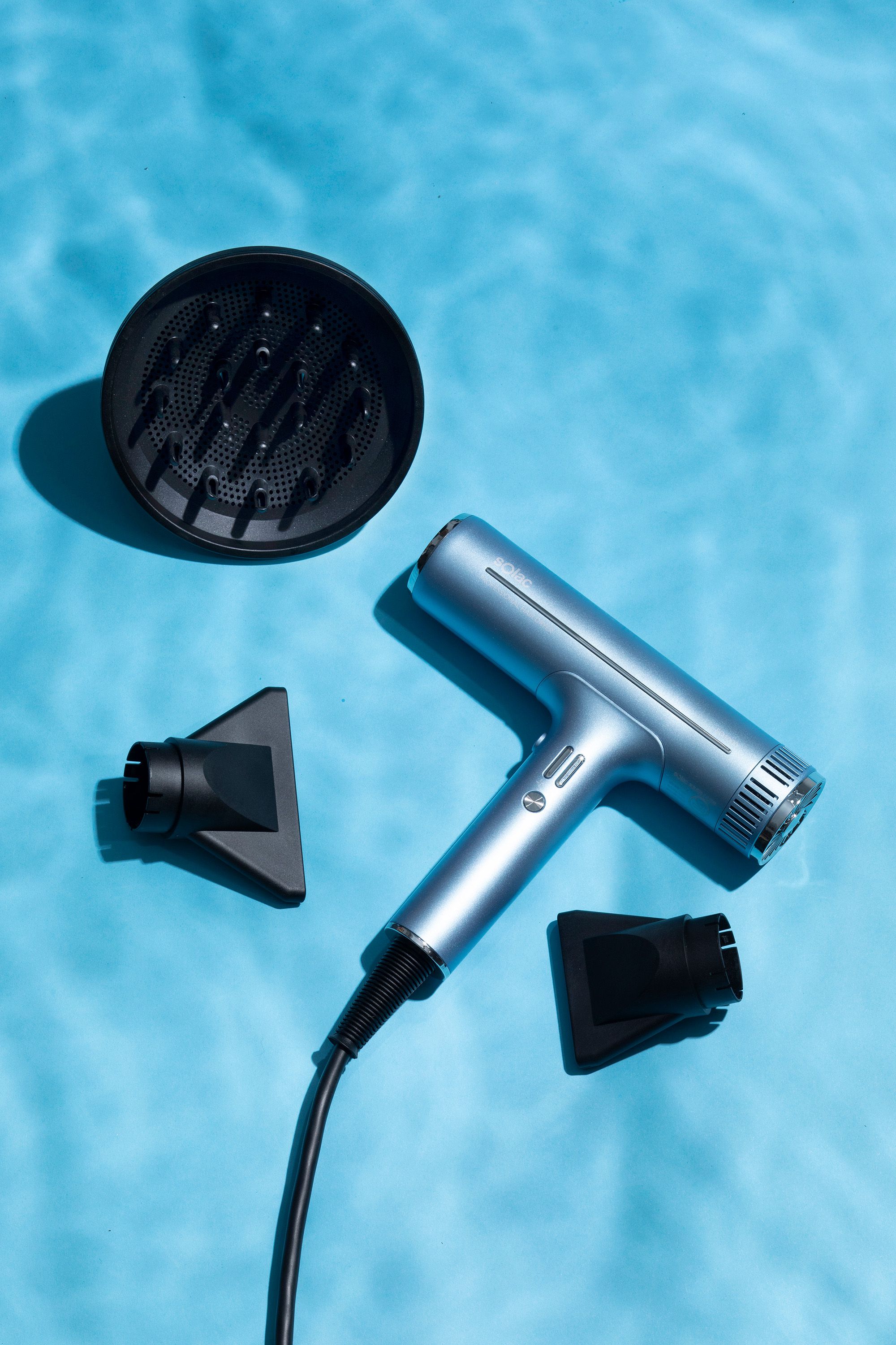 Solac - 1+1吹風機組合 專業吹風機 藍+Tescom雙電壓吹風機