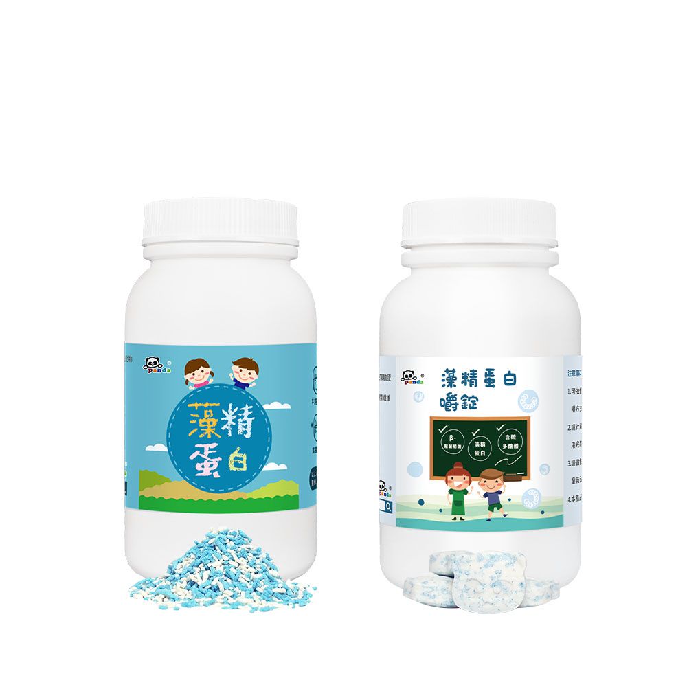 雙重保護-藻精蛋白粉+藻精蛋白嚼錠-120g+120錠