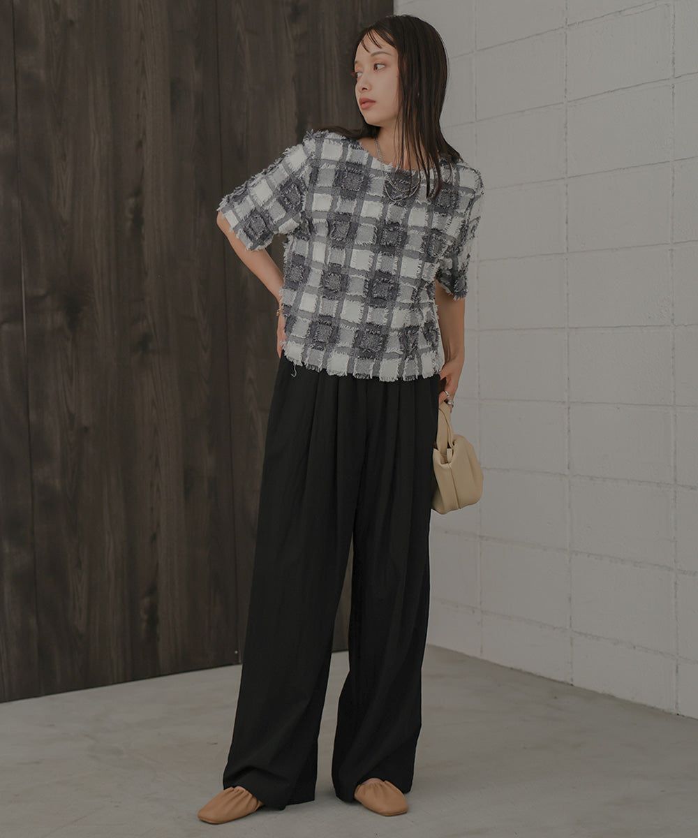 日本 Bab - 時尚美型垂墜感長褲-米杏