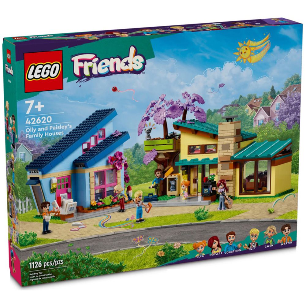 樂高 LEGO - LEGO樂高 LT42620 Friends 姊妹淘系列 - 歐利的家和佩斯莉的家