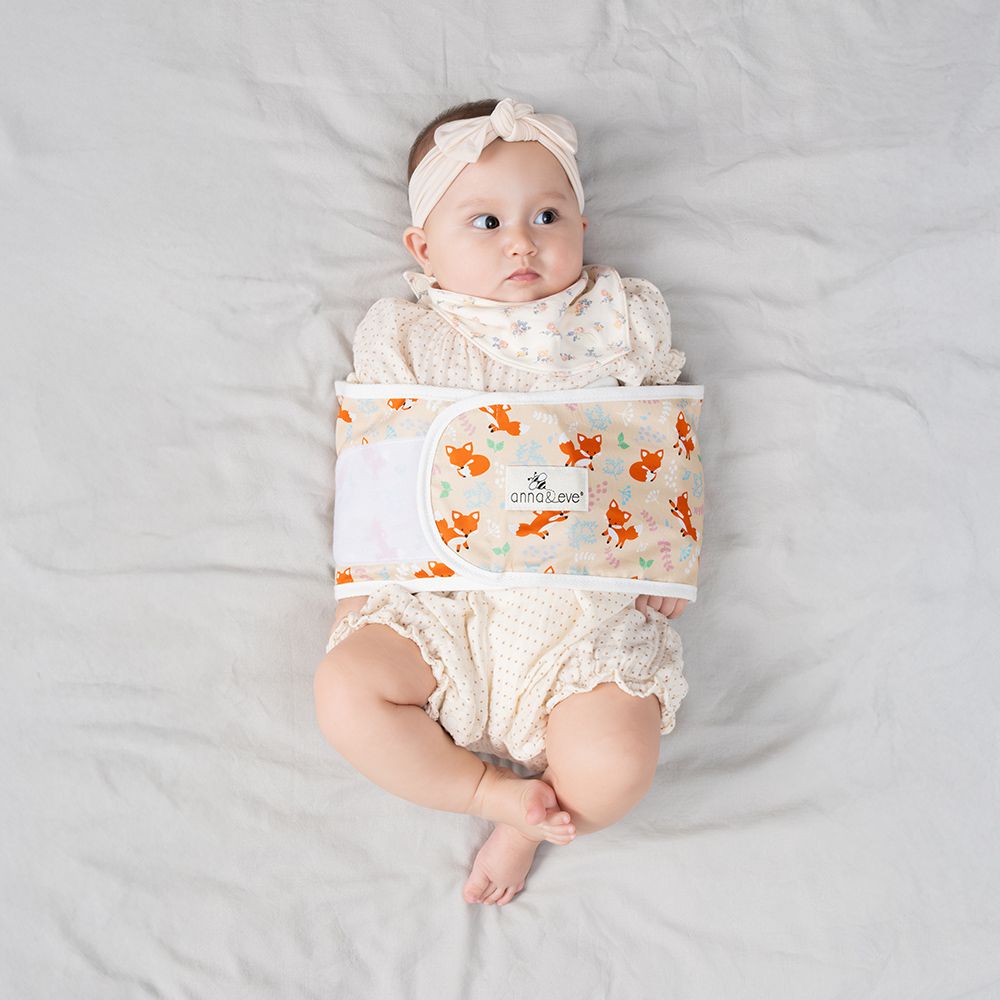 美國 嬰兒舒眠包巾-小狐狸