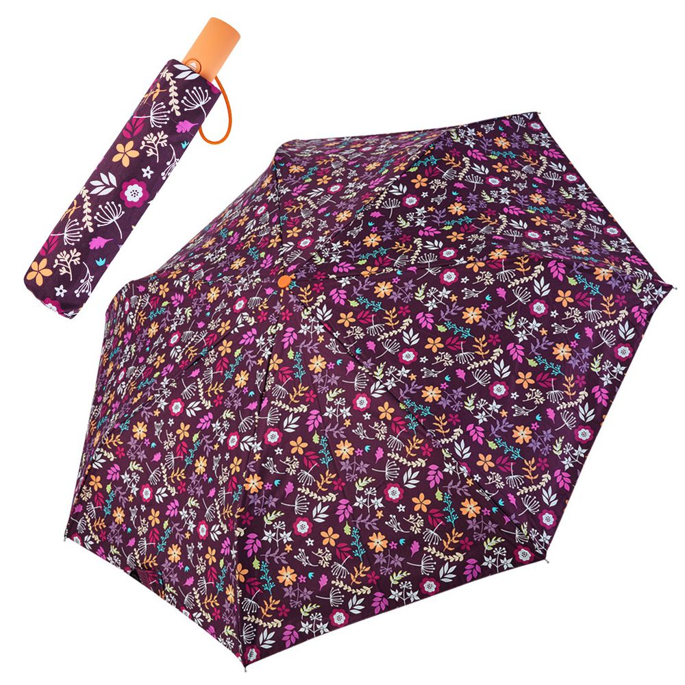 Rainstory - -8°降溫凍齡個人加大自動傘-紫戀花卉-自動開收傘