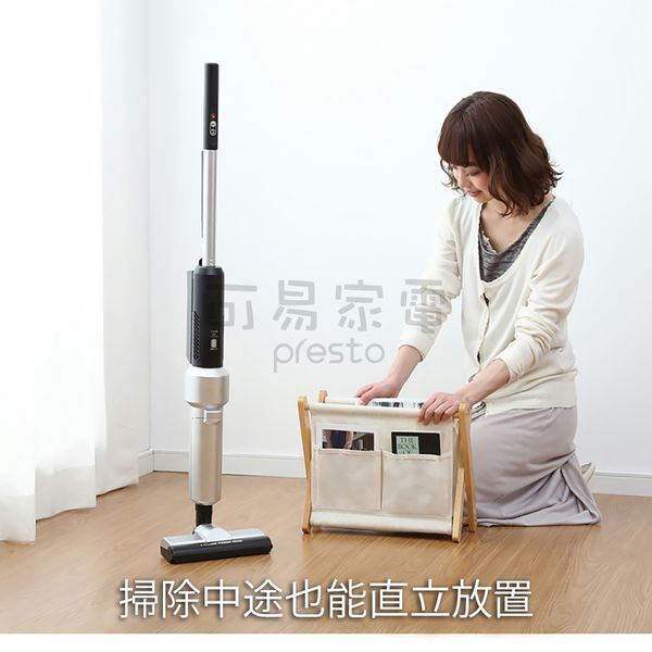 日本 IRIS OHYAMA - 3倍氣旋智能無線吸塵器-獨家加贈集塵袋25個-金屬銀-IC-SLDCP5-S