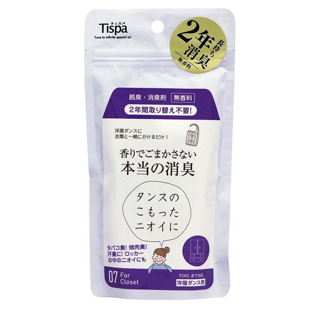 日本 TISPA消臭大師 - 無香味除臭劑 - 衣櫥用-1入