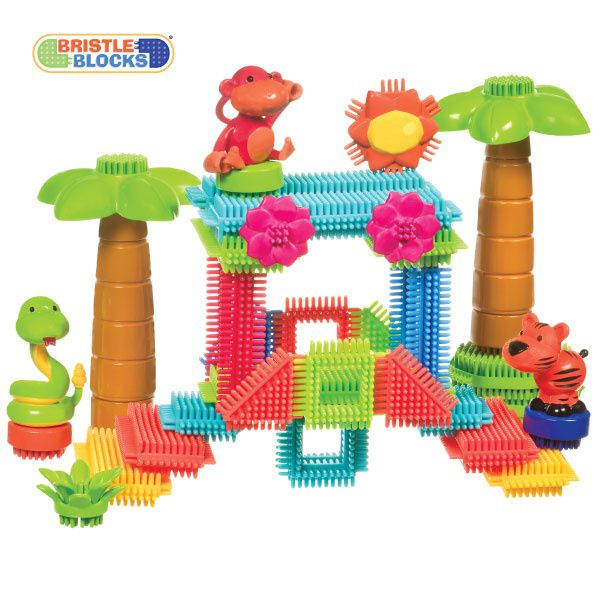B.TOYS - 鬃毛積木_叢林冒險系列-58PCS