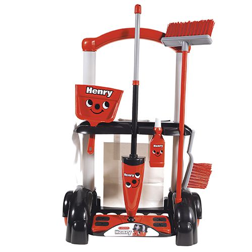 英國 CASDON - 《英國CASDON家電玩具》Henry 小亨利清潔手推車