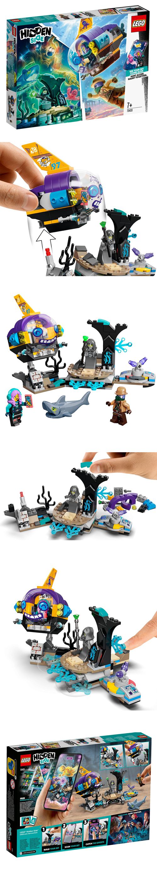 樂高 LEGO - 樂高積木 LEGO《 LT70433 》Hidden Side 系列 - J.B. 的潛水艇-224pcs