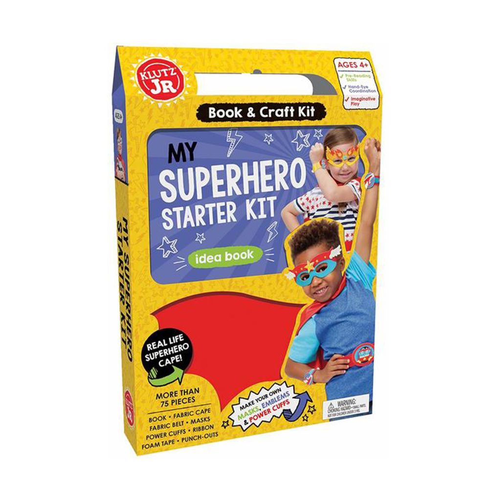 美國KLUTZ創意遊戲書 - Junior my superhero starter kit 超級英雄變裝秀