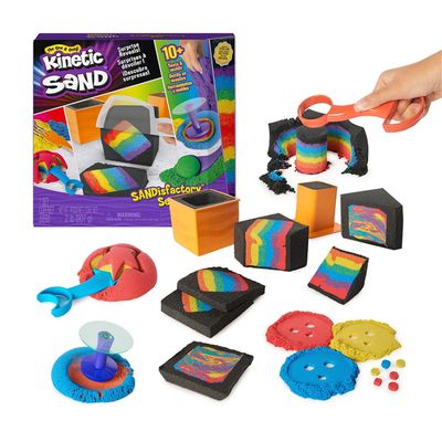 瑞典 Kinetic Sand - 動力沙豪華彩虹遊戲組-907g