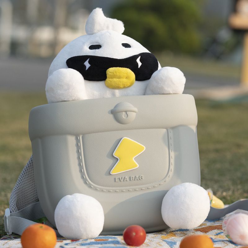 卡通絨毛玩偶減壓式後背包-卡通人物-熊抱哥 (31.5x24x16cm)-適合3歲以上