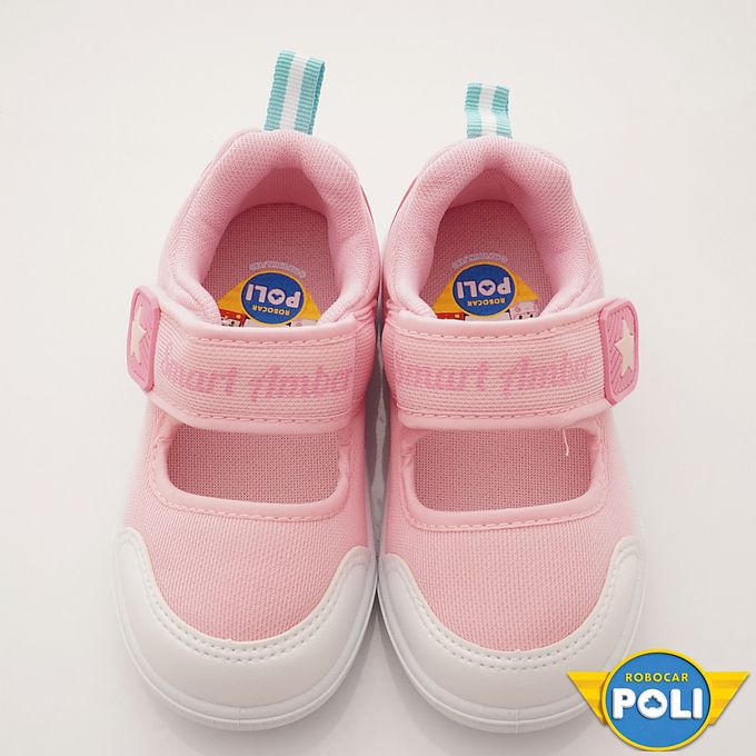 台灣製POLI室內鞋(中小童段)-室內鞋-粉