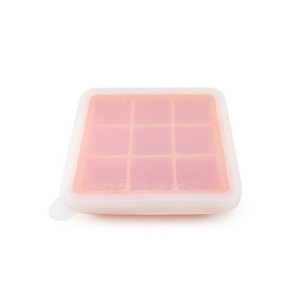 紐西蘭 HaaKaa - 矽膠副食品分裝盒/製冰盒-9 格-橘色-9格x35mL