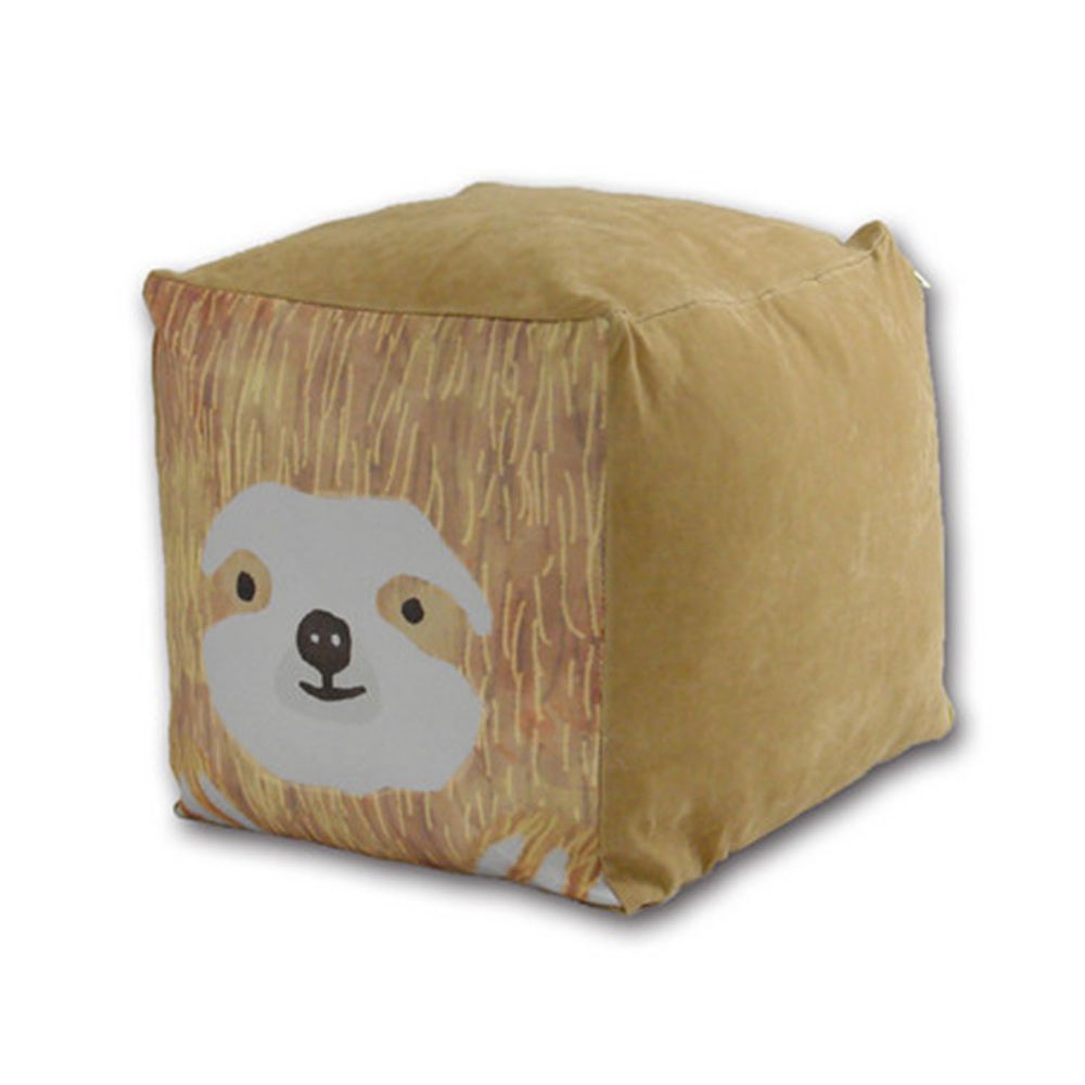 日本 TOYO CASE - 可愛動物 2way 棉被收納袋 / 抱枕-樹懶 (37x37x37cm)
