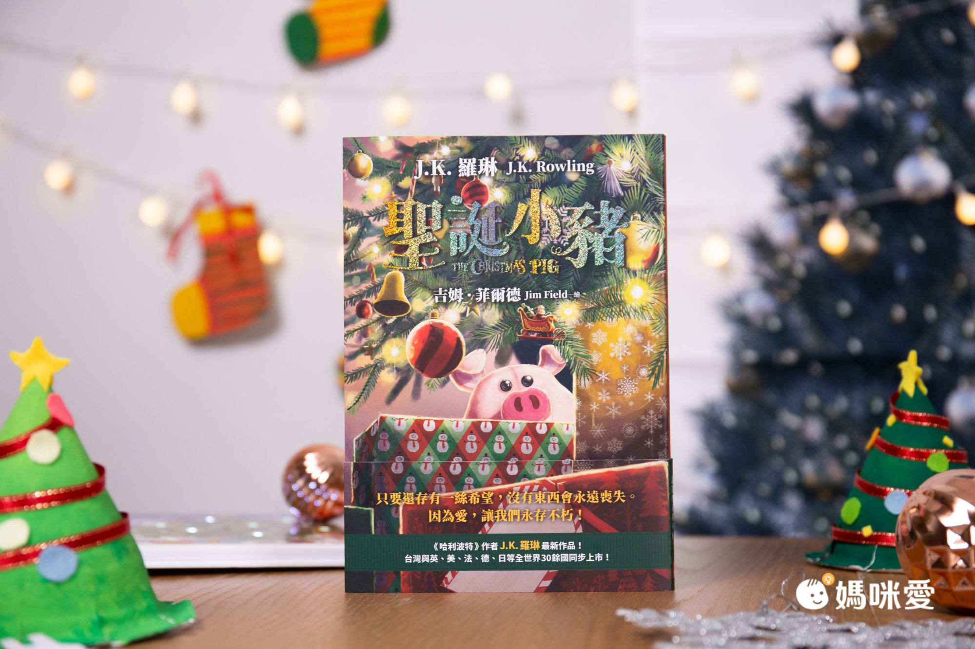 聖誕小豬：《哈利波特》作者J.K. 羅琳最新作品！只要還存有一絲希望，沒有東西會永遠喪失。因為愛，讓我們永存不朽！