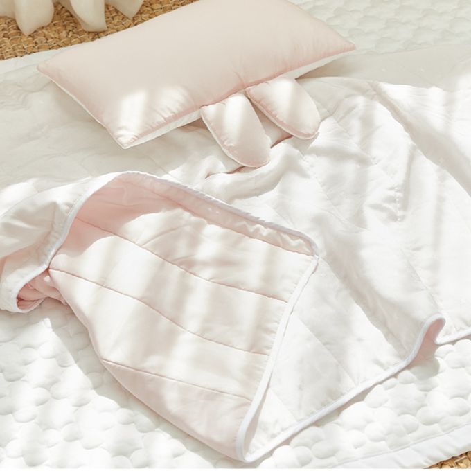 正韓Hello HiZoo - 3D 透氣雙面三層涼感四季被/涼被/透氣被/冷氣被-冰絲粉