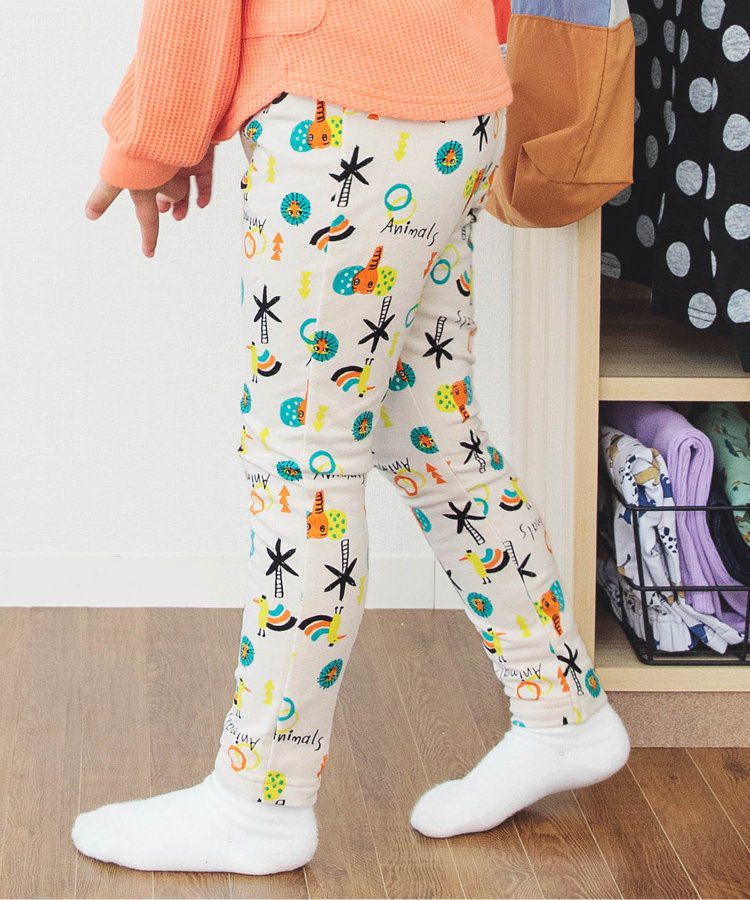 日本 BREEZE - 休閒百搭鬆緊長褲(9分丈)-小車車-淺灰