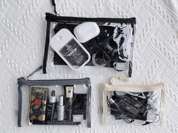 香港百寶袋王 Bagtory HK - Hello Mini 多用途迷你袋-黑+灰+米