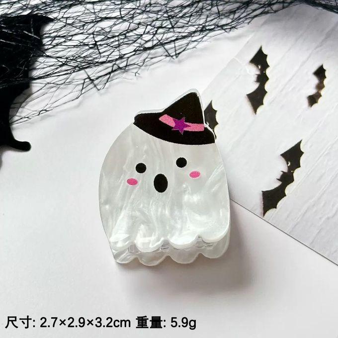 萬聖節小巫婆帽南瓜髮箍+2款可愛小抓夾