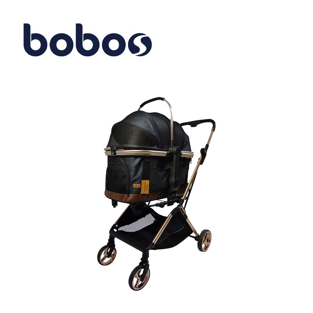 X9L 超跑寵箱分離式寵物推車-經典黑