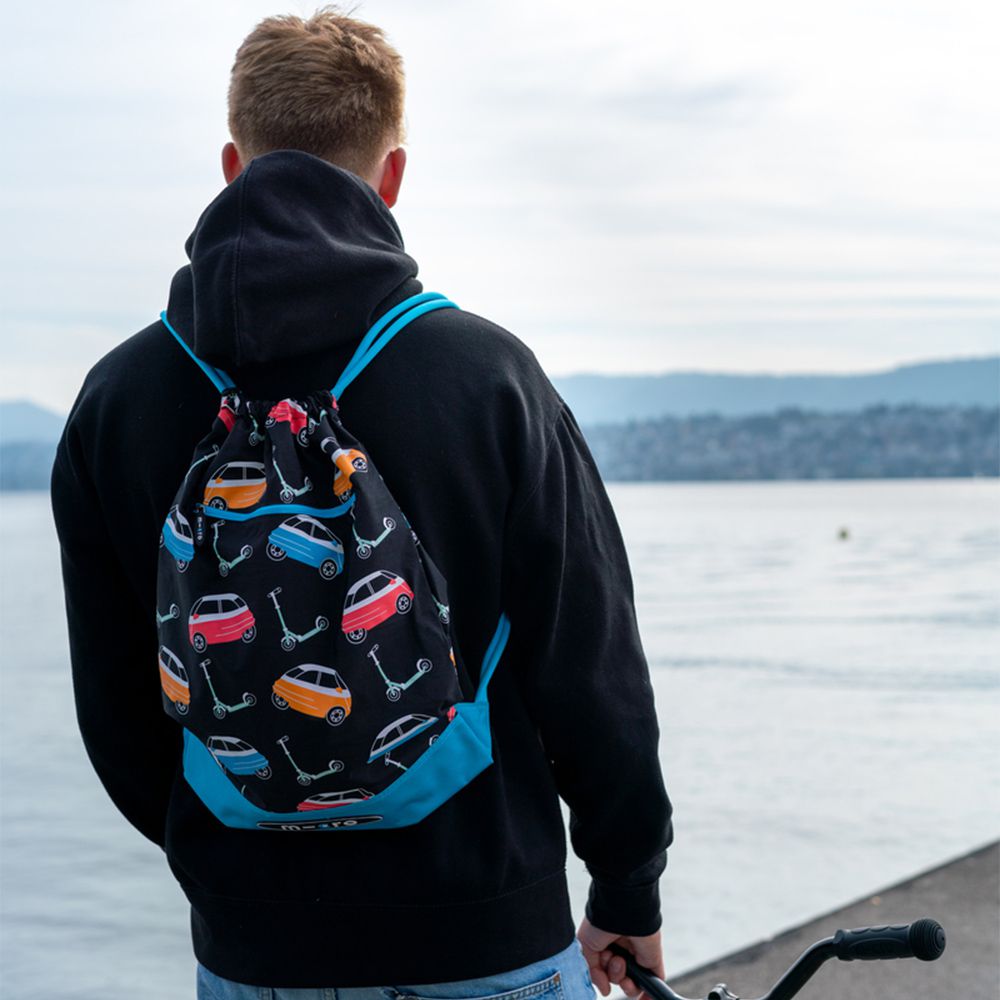 瑞士 束口後背包-小車