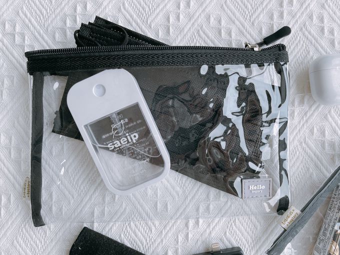 香港百寶袋王 Bagtory HK - Hello Mini 多用途迷你袋-黑+灰+米