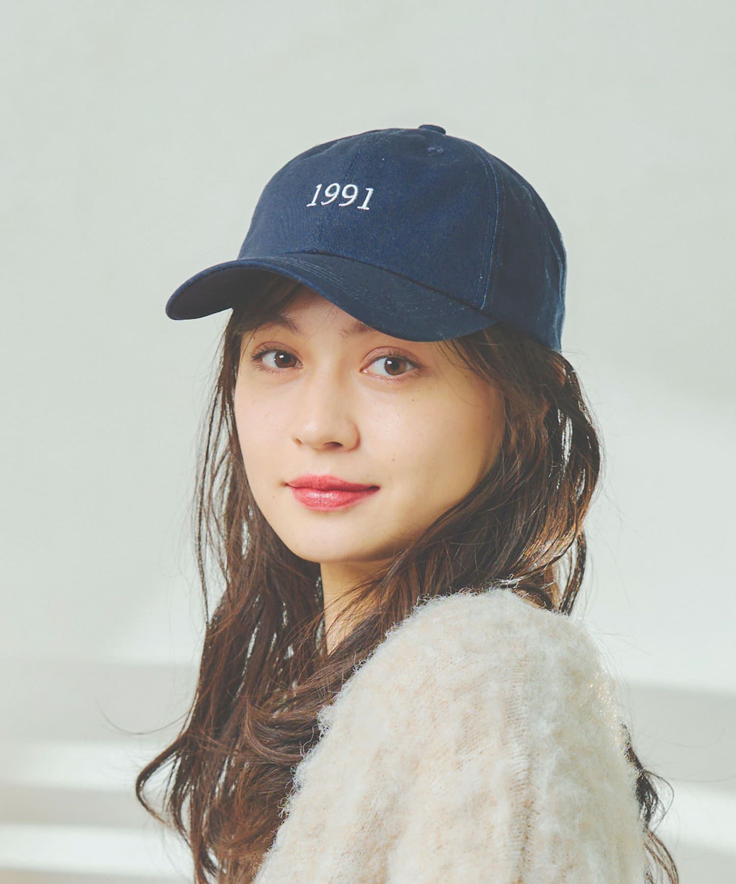 日本 Lattice - [日雜推薦] 美式刺繡休閒老帽-深藍x綠