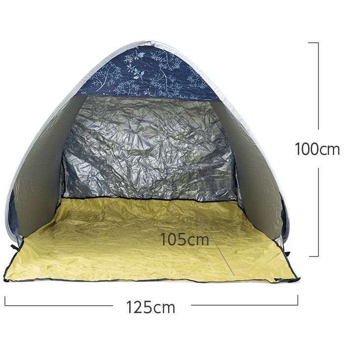 日本代購 - 抗UV秒開帳篷-悠揚花草