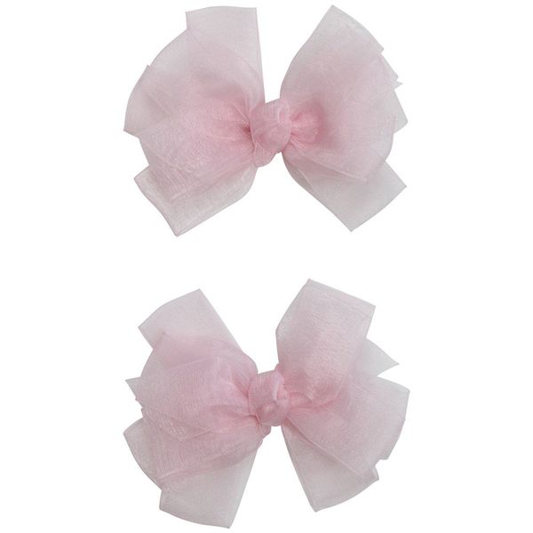 美國 juDanzy - 髮夾兩入組-粉蝴蝶 (單一尺寸)