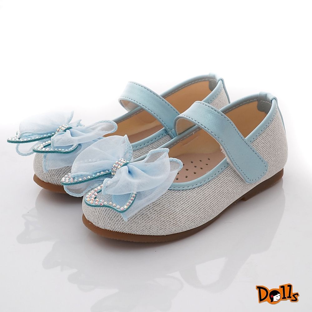 台灣製金蔥蕾絲公主鞋(中小童段)-公主鞋-白