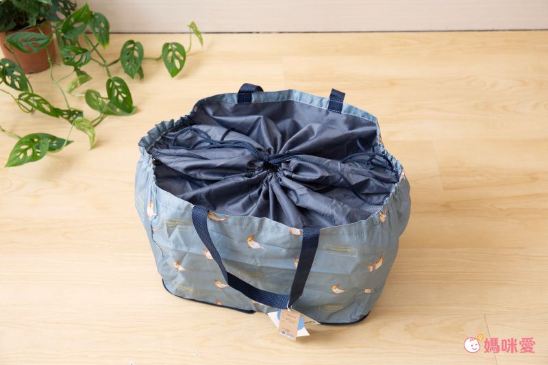 日本 Chepeli - 超大容量保冷購物袋(可套購物籃)-星星-黑-25L/耐重15kg