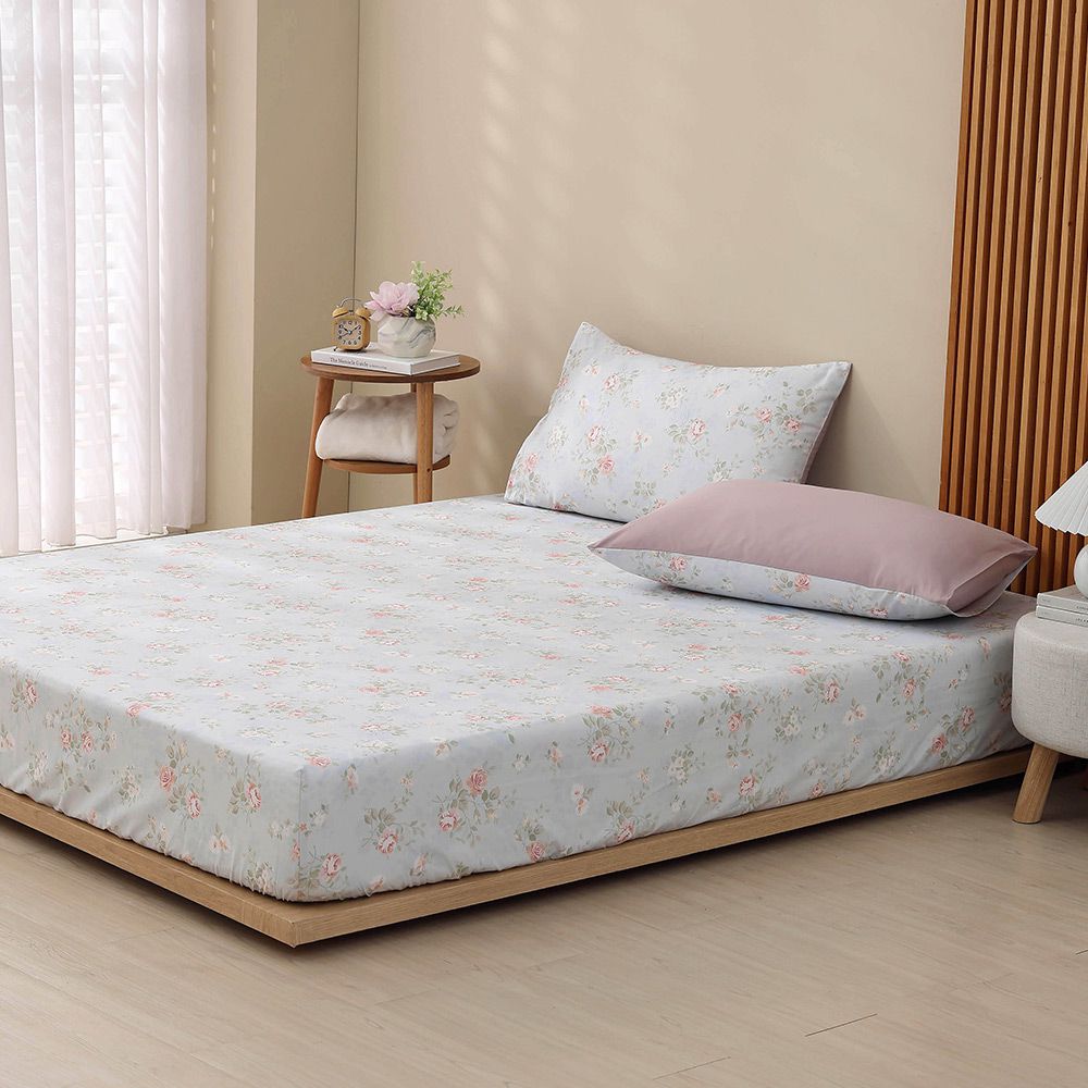 雙人加大床包枕套組 100%精梳棉 純棉-娜塔