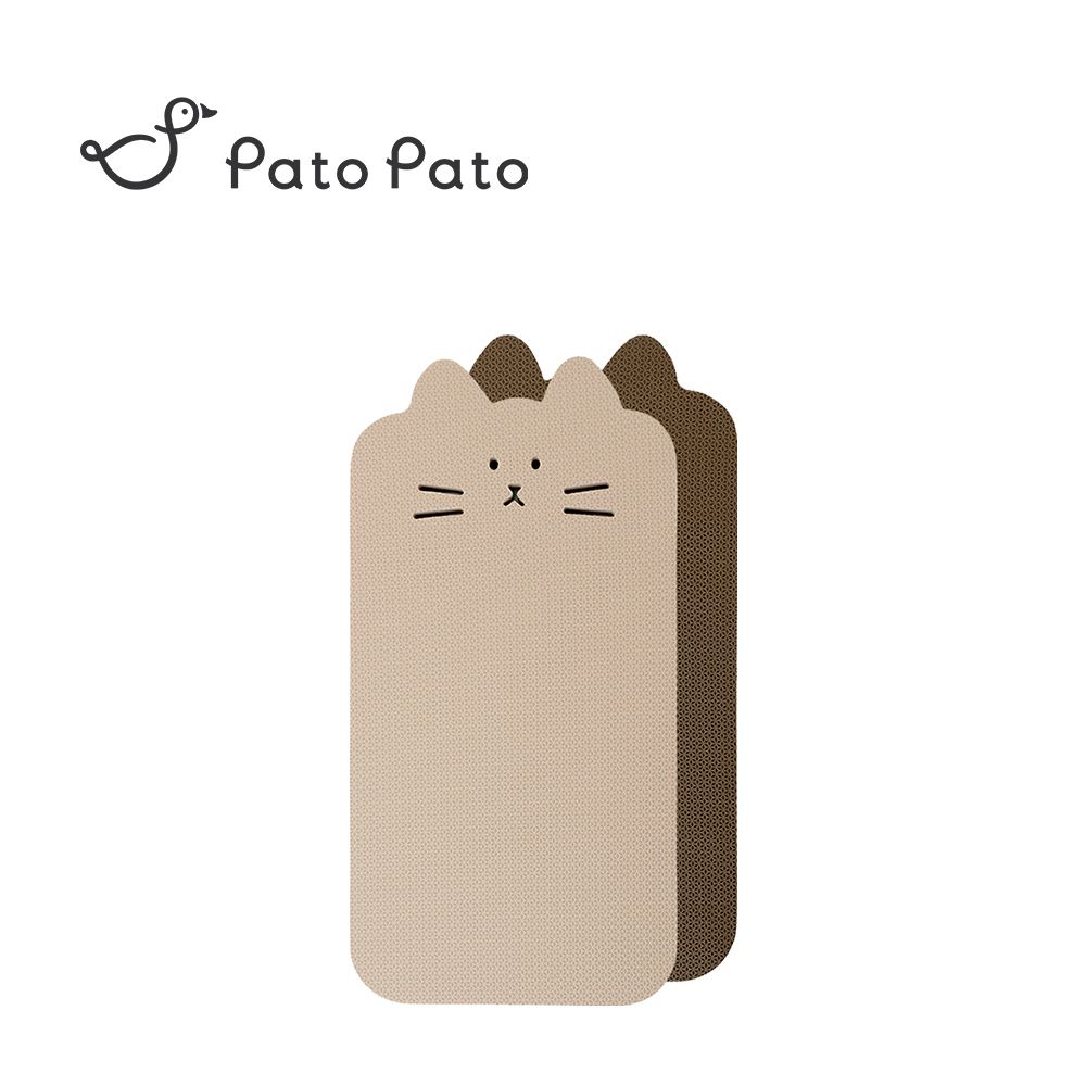 EVA無毒防撞壁貼-貓咪款 28x56x2cm 6片裝(附提袋)-可可&奶茶