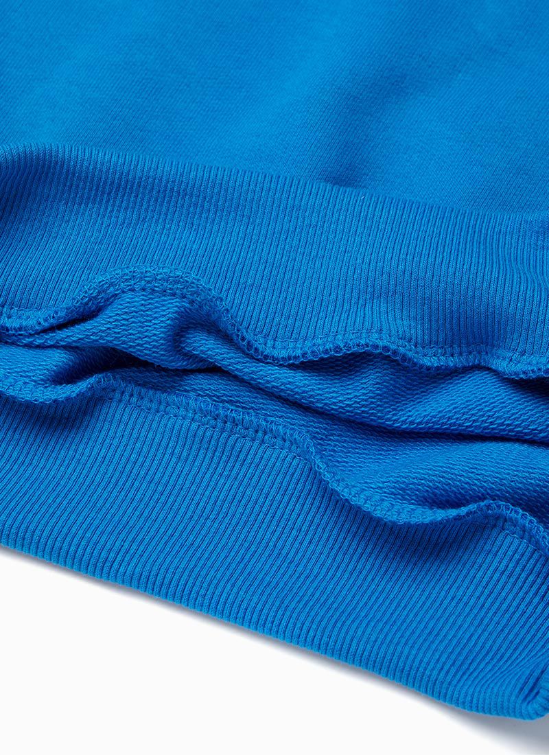 韓國 OZKIZ - 動物刺繡休閒長袖縮口套裝-兔子-桃粉